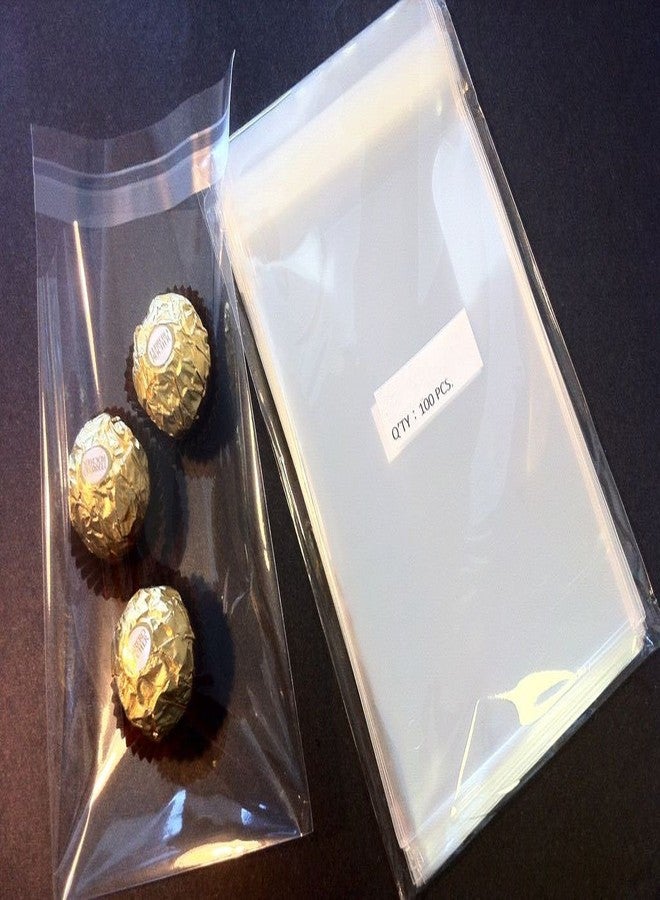 يونيك باكينج، 500 كيس شفاف قابل لإعادة الإغلاق من السيلوفان، مقاس 4 1/4 × 6 1/8 بوصة، مناسب لمنتجات مقاس 4 × 6 بوصة - Image 3
